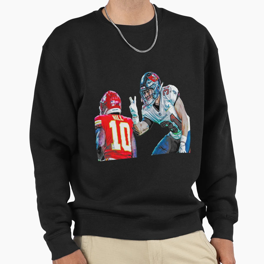 Antoine Winfield Jr Peace Out Art Sweatshirt - Unique Graphic Men Women - T-Shirt, Sweatshirt, Hoodie