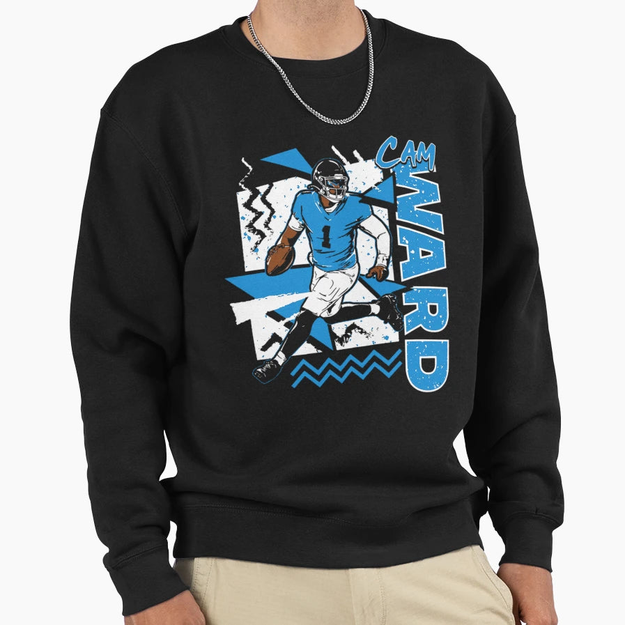 Cam Ward Tennessee Football Sweatshirt - Casual Everyday Wear Unisex - T-Shirt, Sweatshirt, Hoodie