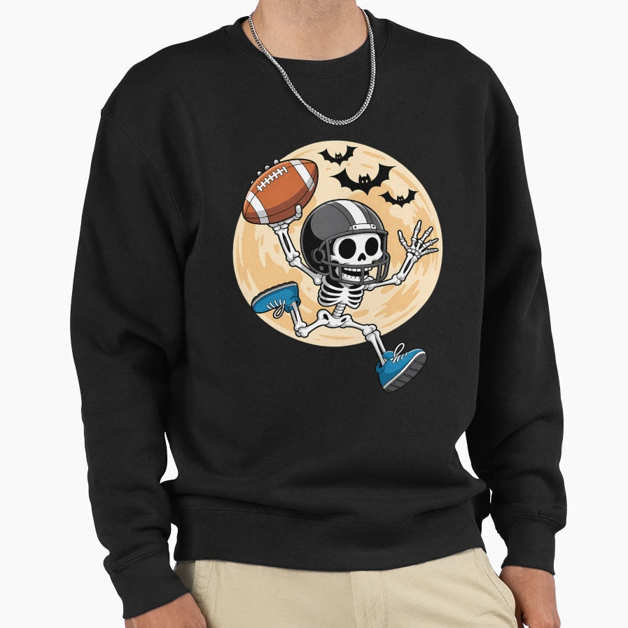 American Football Skeleton Sweatshirt - Streetwear Style for Adults - T-Shirt, Sweatshirt, Hoodie