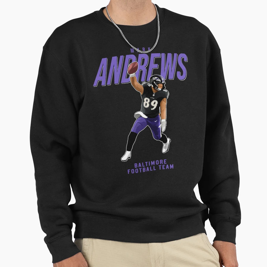 Mark Andrews 89 Baltimore Sweatshirt - Minimalist Print for Adults - T-Shirt, Sweatshirt, Hoodie
