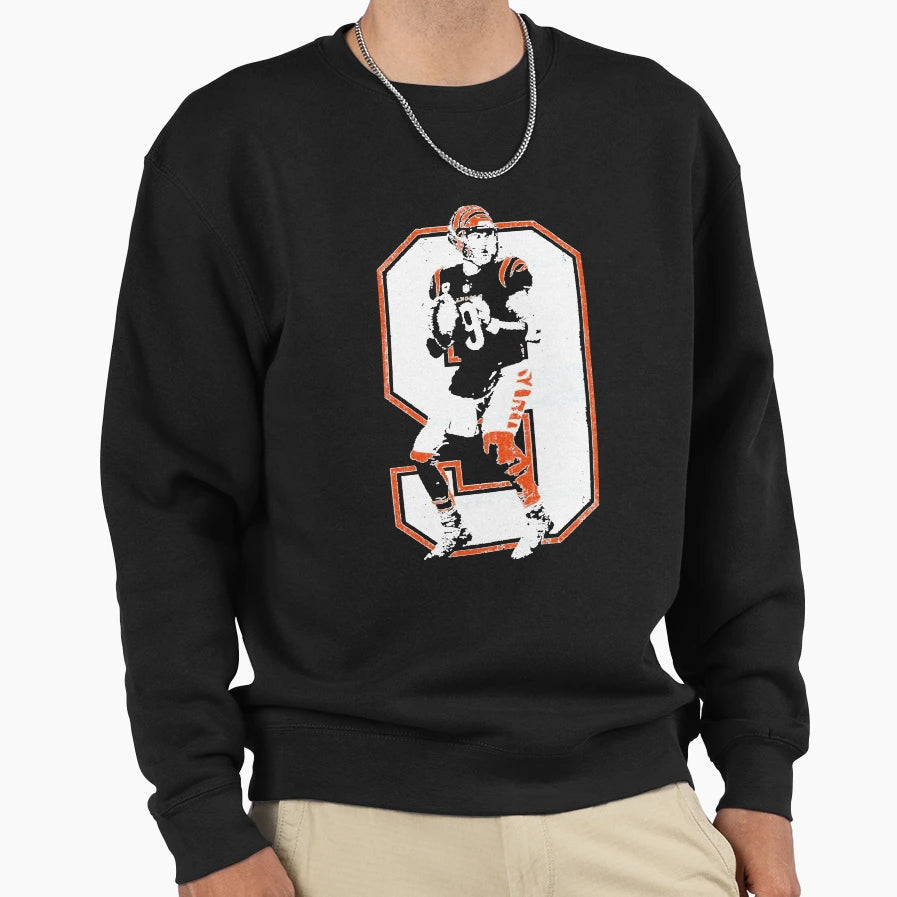 Player Sports Quarterback 14 Wide Sweatshirt - Graphic Print for Adults - T-Shirt, Sweatshirt, Hoodie