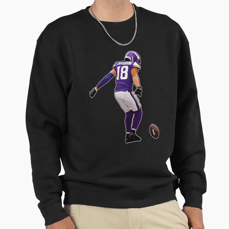 JJ 18 Celebrate Touchdown Sweatshirt - Casual Everyday Wear for Adults - T-Shirt, Sweatshirt, Hoodie