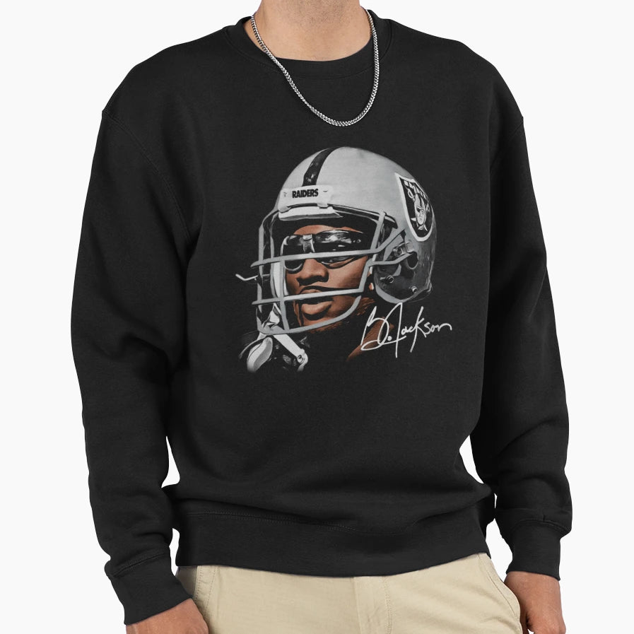 Bo Jackson Watercolor Art Sweatshirt - Fun Novelty Design Unisex - T-Shirt, Sweatshirt, Hoodie