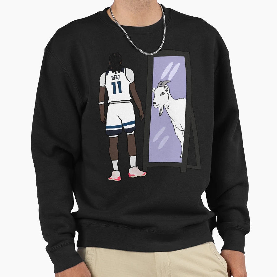Naz Reid Mirror Goat Sweatshirt - Casual Everyday Wear Unisex - T-Shirt, Sweatshirt, Hoodie