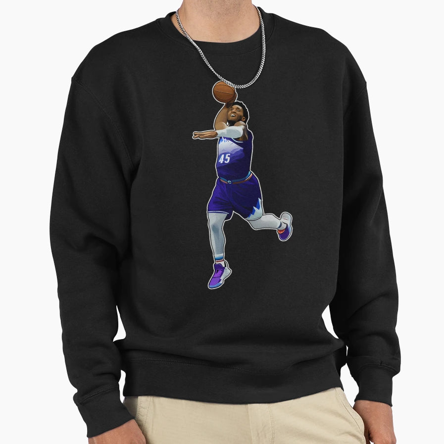 Donovan Mitchel Utah Jazz Sweatshirt - Custom Art Print for Adults - T-Shirt, Sweatshirt, Hoodie