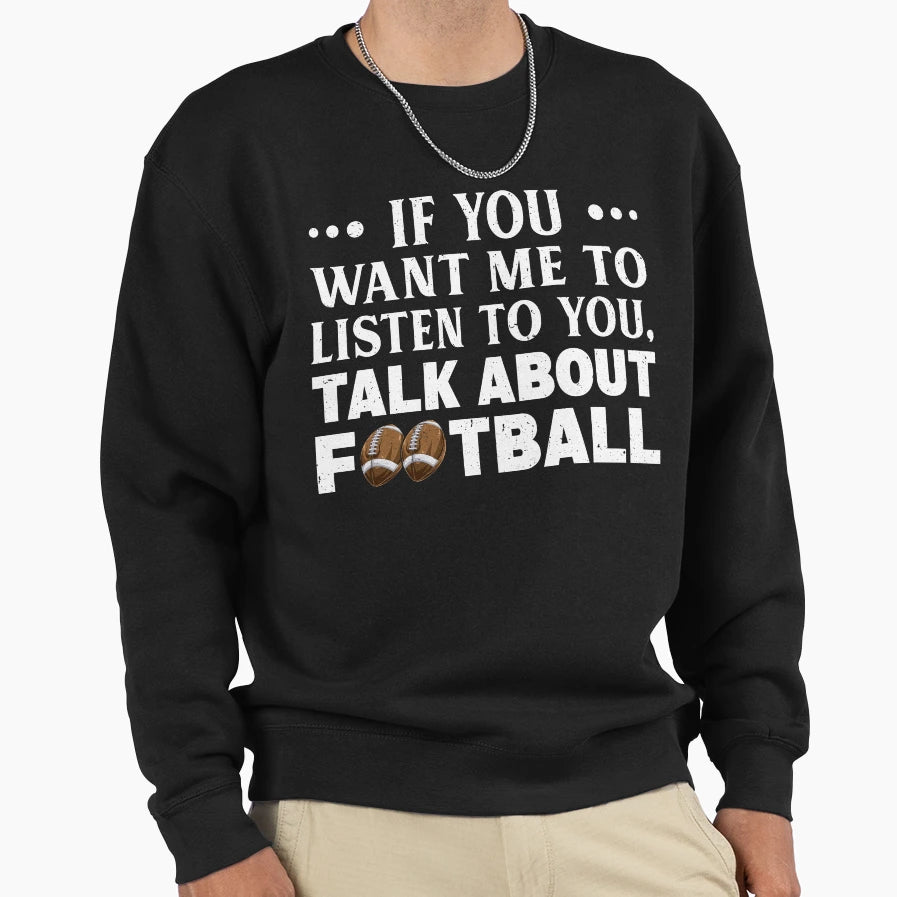 Football Gifts Football Lover T-Shirt - Minimalist Print for Adults - T-Shirt, Sweatshirt, Hoodie