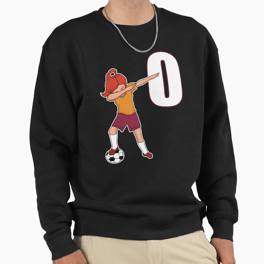Awesome Soccer Player Number 0 Sweatshirt - Casual Everyday Wear Men Women - T-Shirt, Sweatshirt, Hoodie