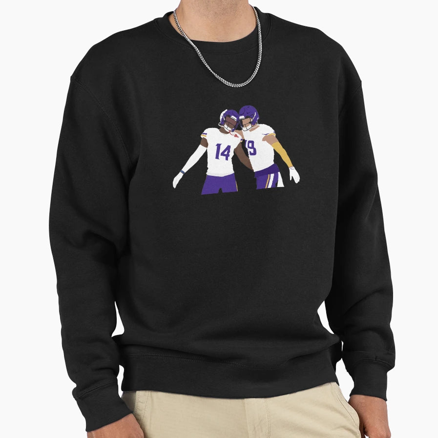 Mn Vikings Football Sweatshirt - Fun Novelty Design Unisex - T-Shirt, Sweatshirt, Hoodie
