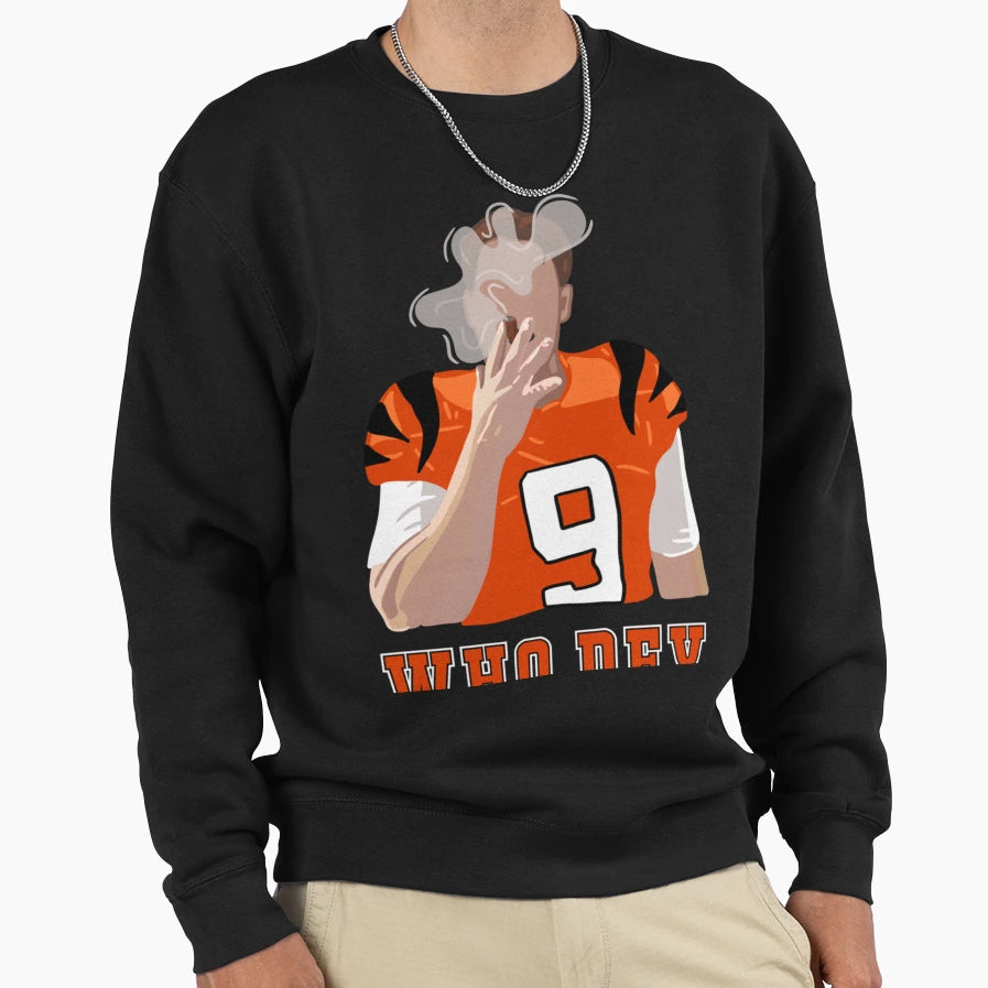 Who Dey JB Sweatshirt - Aesthetic Graphic Men Women - T-Shirt, Sweatshirt, Hoodie