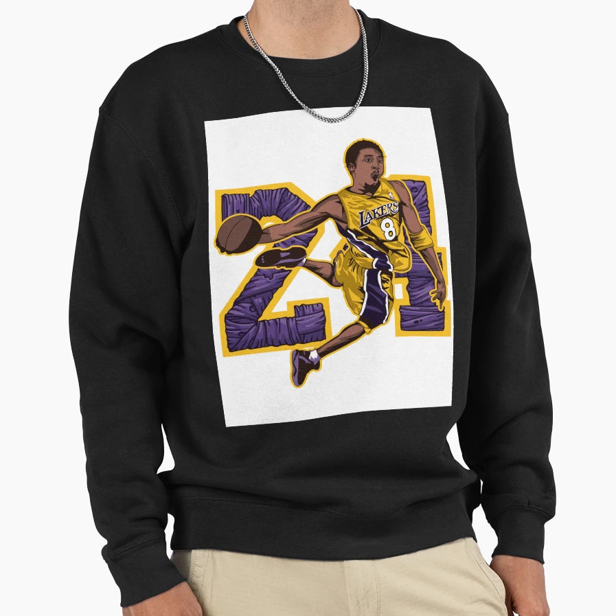 Kobe Bryant Lakers Sweatshirt - Graphic Print for Adults - T-Shirt, Sweatshirt, Hoodie