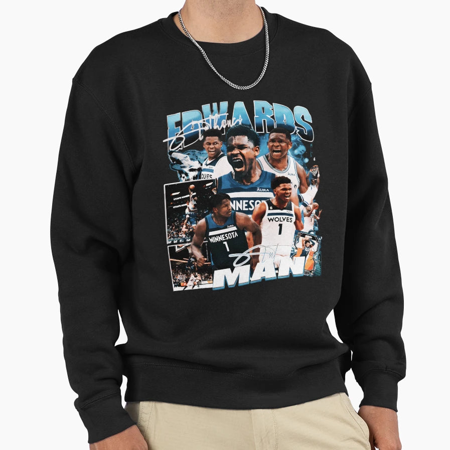 Anthony Edwards Minnesota Ant Sweatshirt - Minimalist Print Unisex - T-Shirt, Sweatshirt, Hoodie
