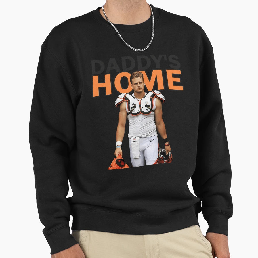 JB Daddys Home Sweatshirt - Minimalist Print for Adults - T-Shirt, Sweatshirt, Hoodie