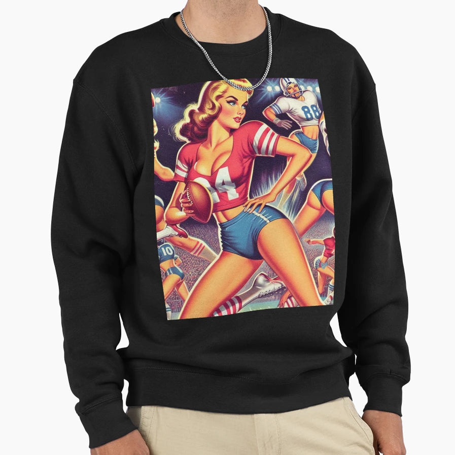 Football Sweatshirt - Fun Novelty Design Unisex - T-Shirt, Sweatshirt, Hoodie