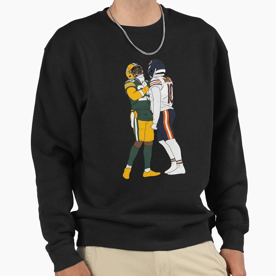 Luther Burden Iii Vs Packers Sweatshirt - Minimalist Print Men Women - T-Shirt, Sweatshirt, Hoodie