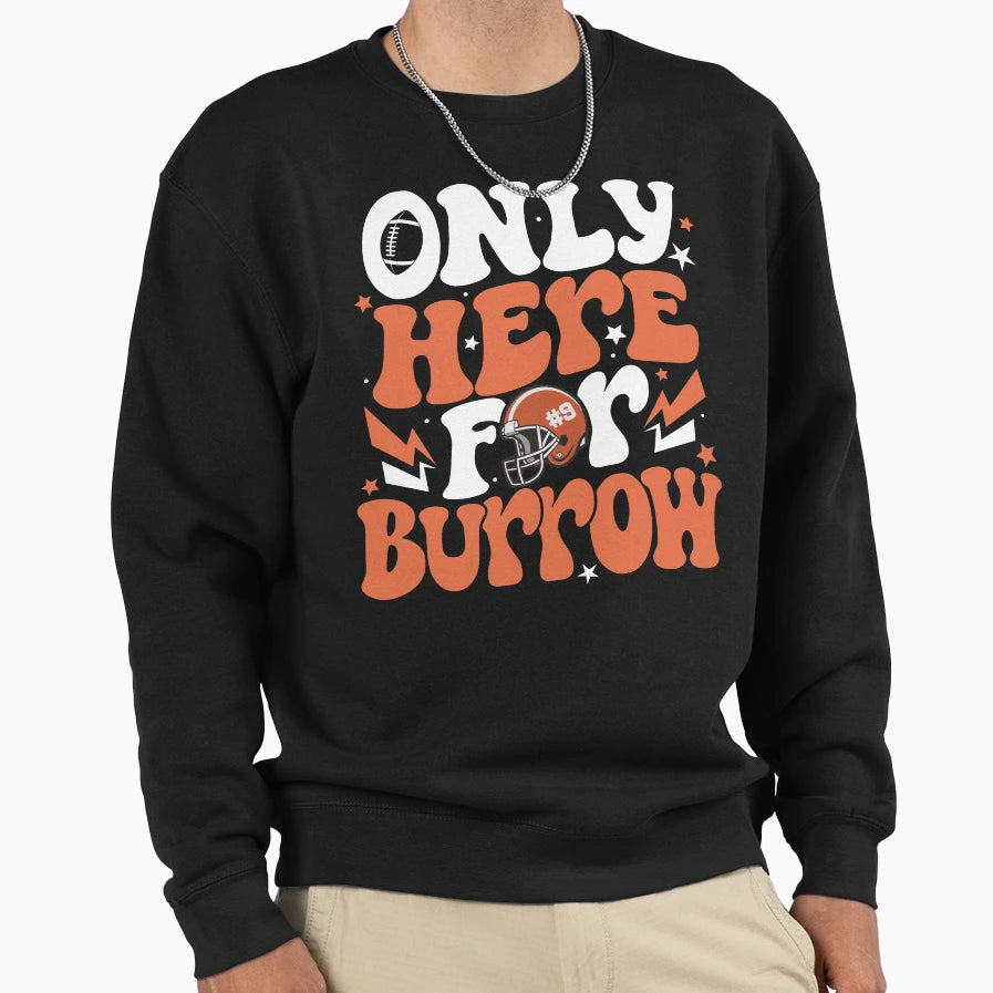 Only Here JB Sweatshirt - Minimalist Print for Adults - T-Shirt, Sweatshirt, Hoodie