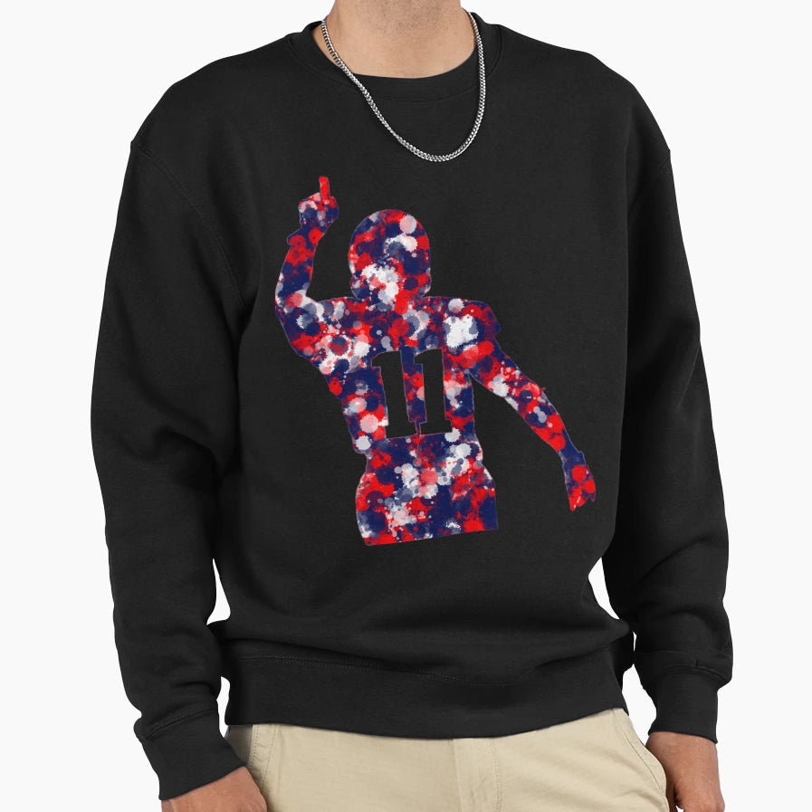 Splatter Edelman Sweatshirt - Streetwear Style Unisex - T-Shirt, Sweatshirt, Hoodie