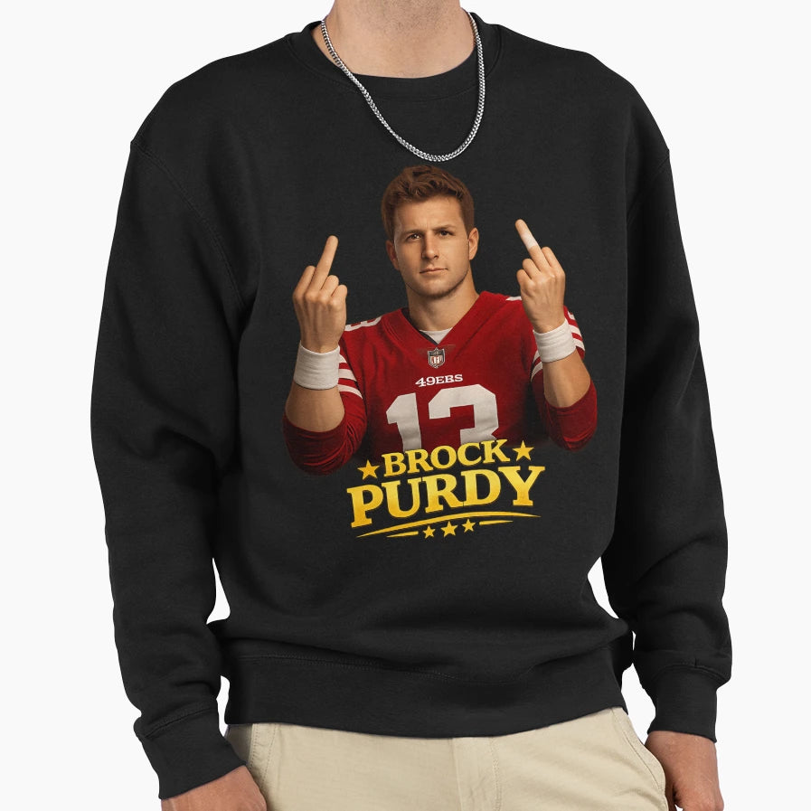 BP Flipping Bird Sweatshirt - Graphic Print Men Women - T-Shirt, Sweatshirt, Hoodie