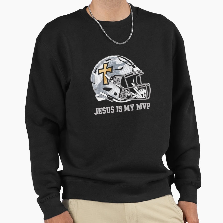 Jesus Is My Mvp Sweatshirt - Minimalist Print Unisex - T-Shirt, Sweatshirt, Hoodie