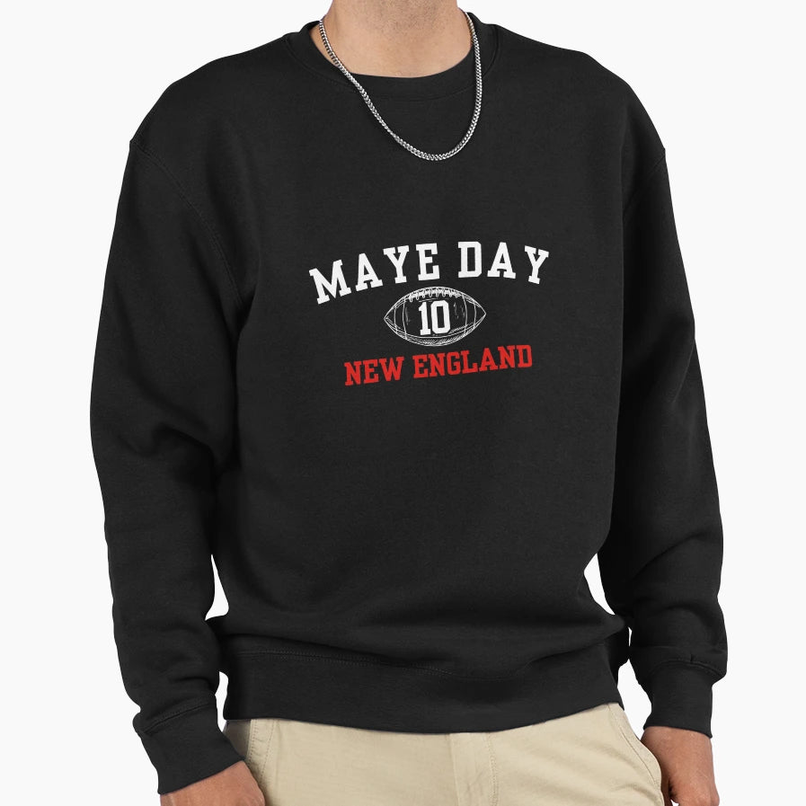 Maye Day Drake Maye New England Sweatshirt - Trendy Graphic Unisex - T-Shirt, Sweatshirt, Hoodie