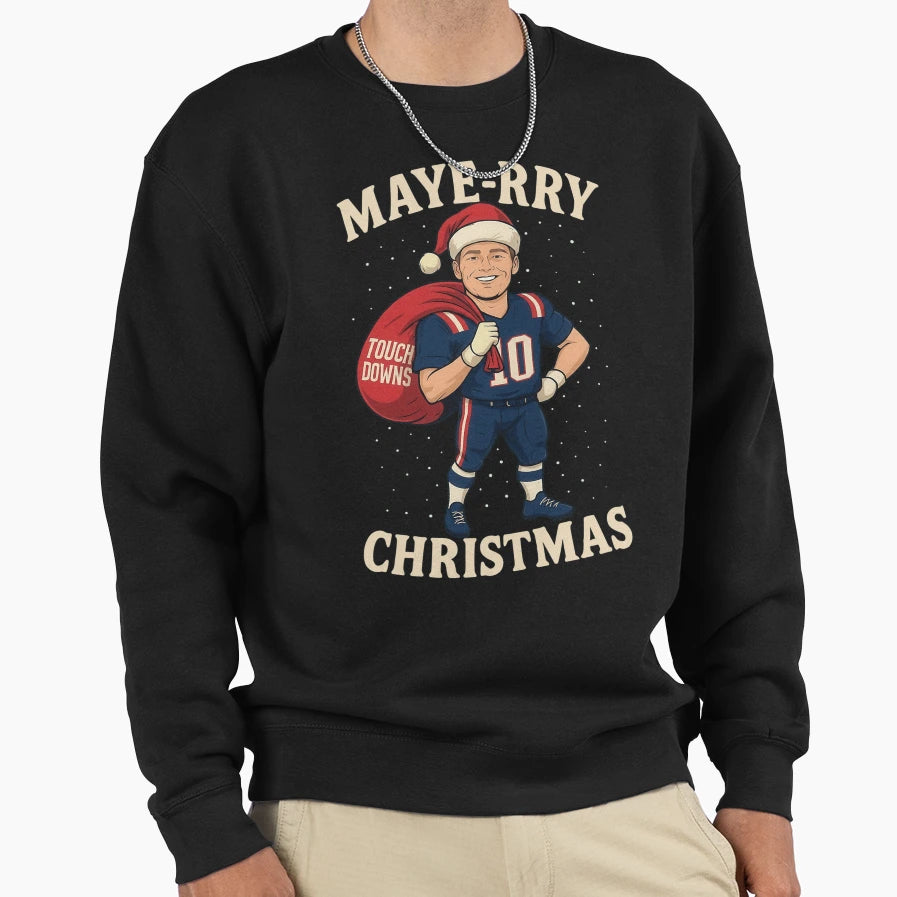 Drake Maye Sweatshirt - Casual Everyday Wear Unisex - T-Shirt, Sweatshirt, Hoodie