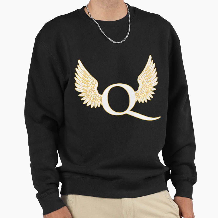 Q Angel Sweatshirt - Trendy Graphic Unisex - T-Shirt, Sweatshirt, Hoodie