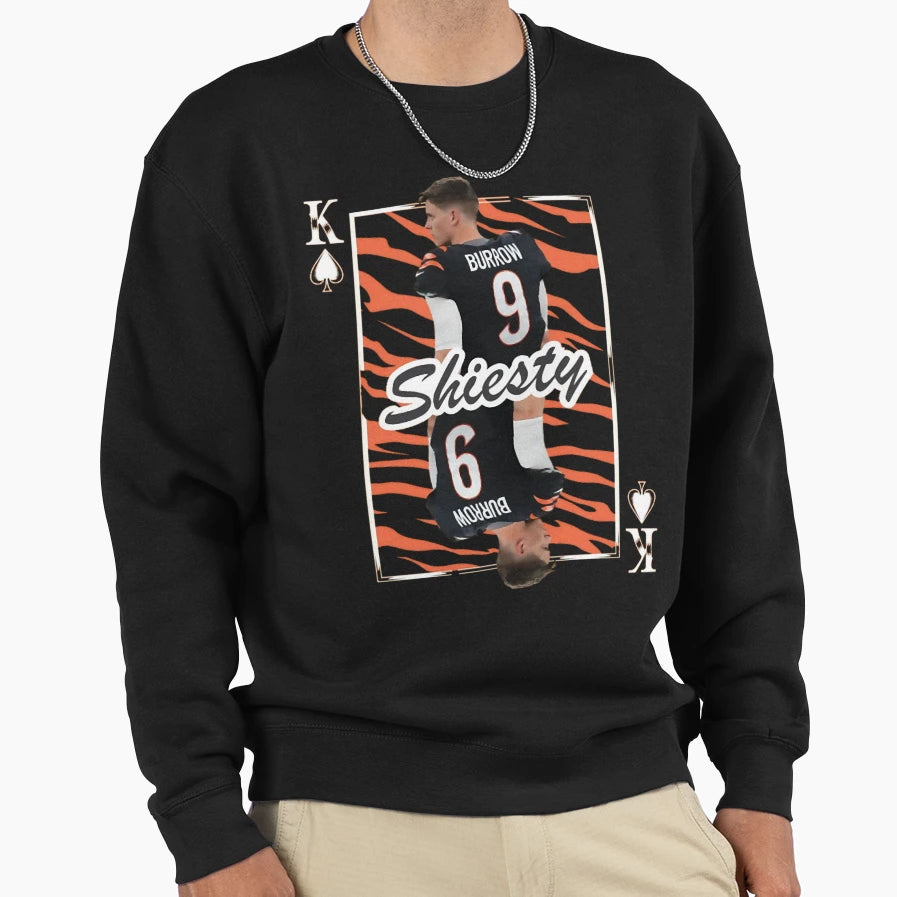 Player Sports Quarterback 14 Wide Sweatshirt - Graphic Print for Adults - T-Shirt, Sweatshirt, Hoodie