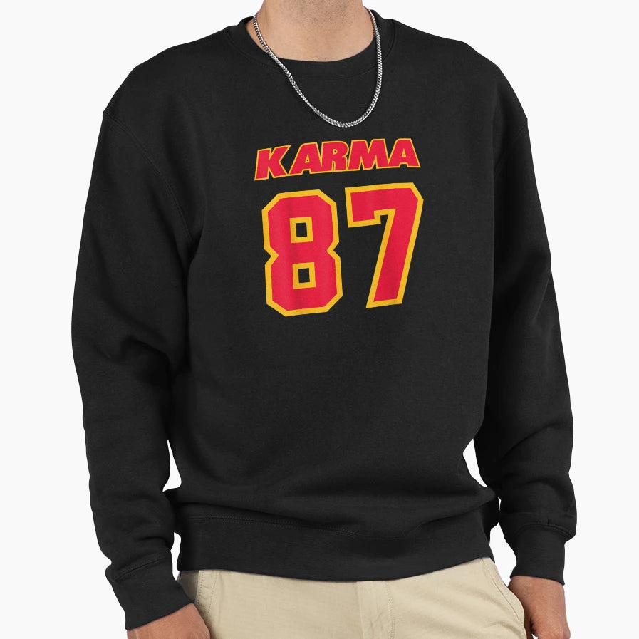 Karma Is 87 Sweatshirt - Custom Art Print Men Women - T-Shirt, Sweatshirt, Hoodie