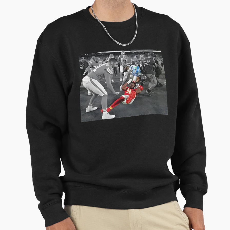 Intense Aerican Fotball Tackle Sweatshirt - Fun Novelty Design Men Women - T-Shirt, Sweatshirt, Hoodie