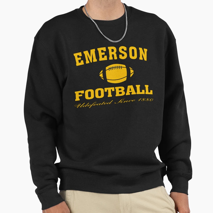 Emerson Football Undefeated Sweatshirt - Casual Everyday Wear Men Women - T-Shirt, Sweatshirt, Hoodie