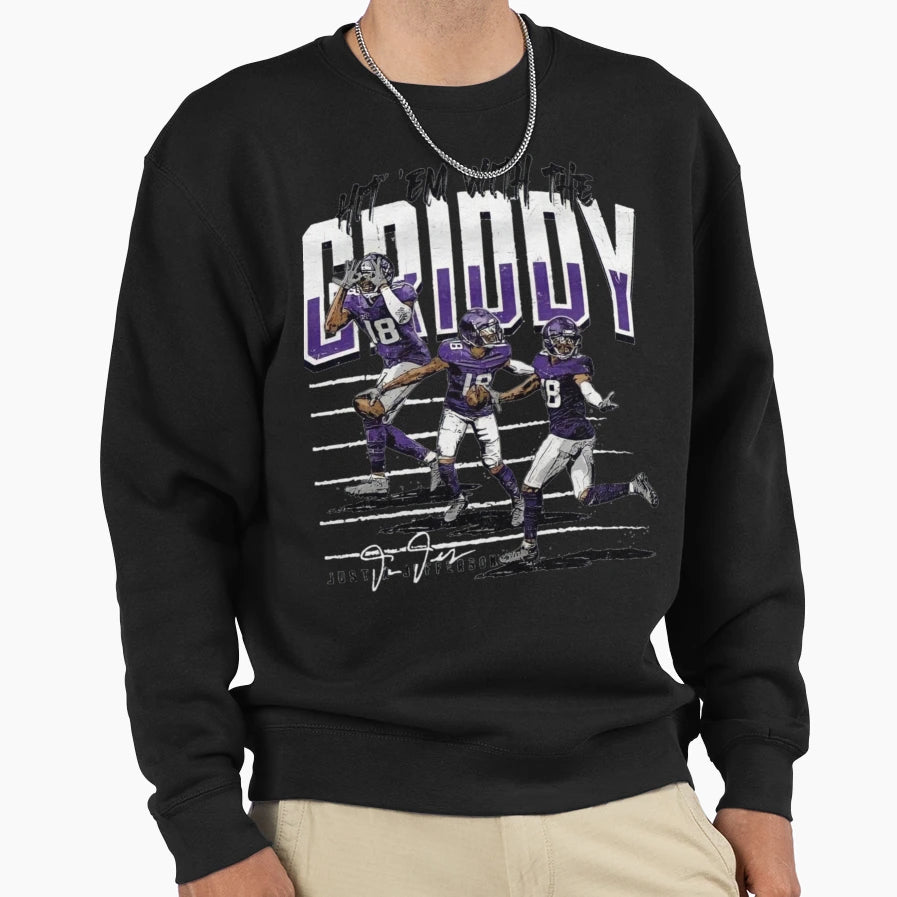 Hit Them Wit Sweatshirt - Trendy Graphic Men Women - T-Shirt, Sweatshirt, Hoodie