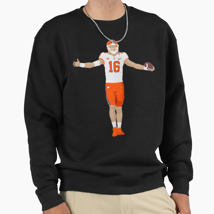 Trevor Lawrence Long Sweatshirt - Fun Novelty Design Unisex - T-Shirt, Sweatshirt, Hoodie