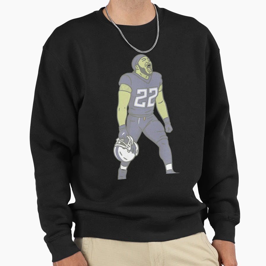 King Henry Running Back 22 Sweatshirt - Trendy Graphic for Adults - T-Shirt, Sweatshirt, Hoodie