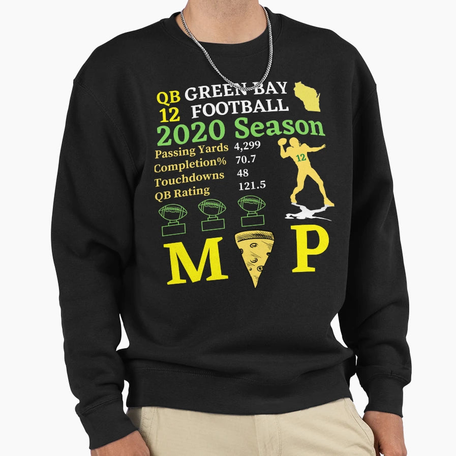 Green Bay Football Packer Backer Sweatshirt - Aesthetic Graphic for Adults - T-Shirt, Sweatshirt, Hoodie