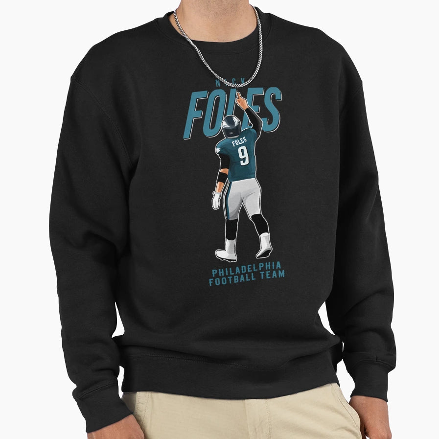 Nick Foles 9 Philadelphia Football Sweatshirt - Streetwear Style Men Women - T-Shirt, Sweatshirt, Hoodie