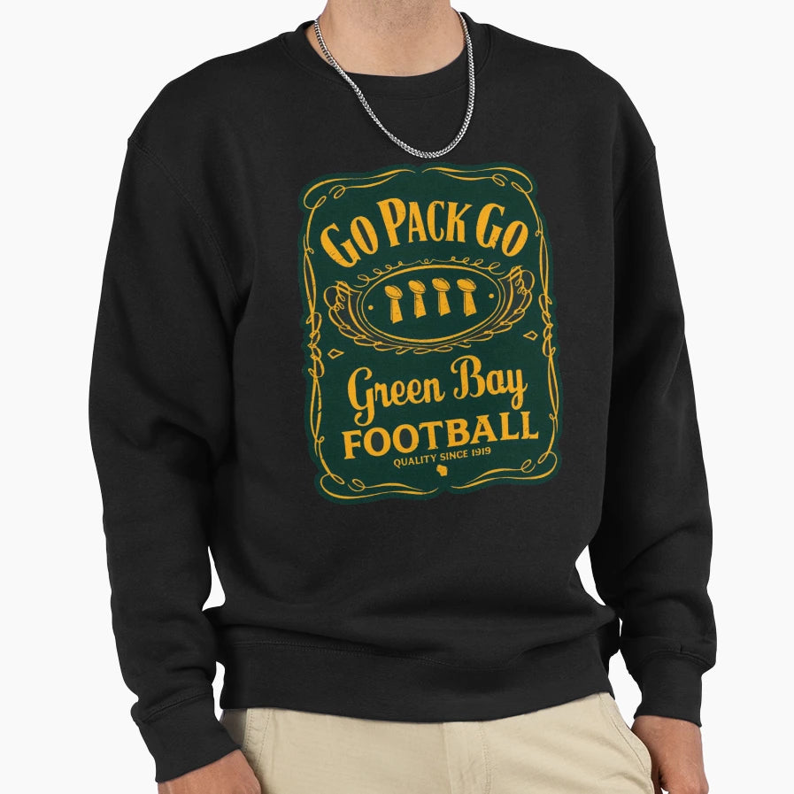 Go Pack Go Green Bay And T-Shirt - Streetwear Style Men Women - T-Shirt, Sweatshirt, Hoodie