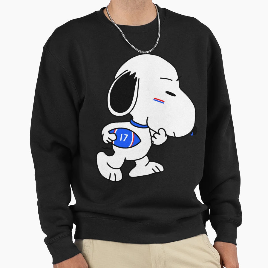 Go Snoopy Bills Sweatshirt - Custom Art Print for Adults - T-Shirt, Sweatshirt, Hoodie