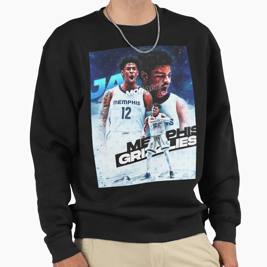 Ja Morant 12 Basketball Sweatshirt - Fun Novelty Design Men Women - T-Shirt, Sweatshirt, Hoodie