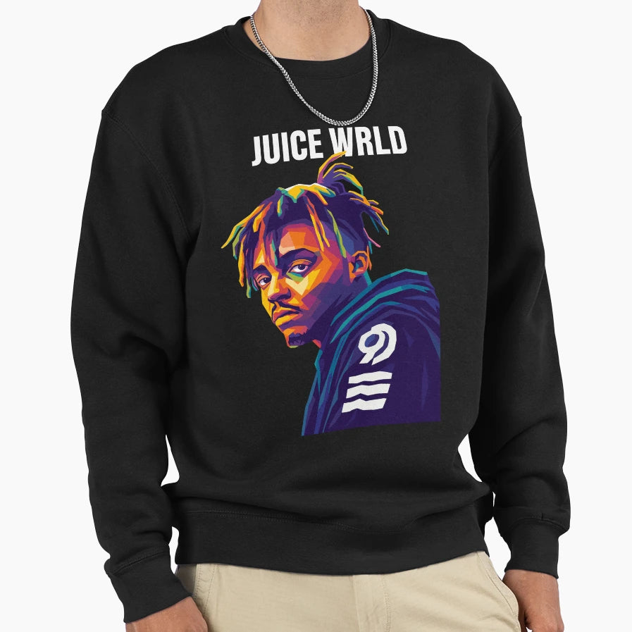 Juice Wrld Pop Art Sweatshirt - Unique Graphic for Adults - T-Shirt, Sweatshirt, Hoodie