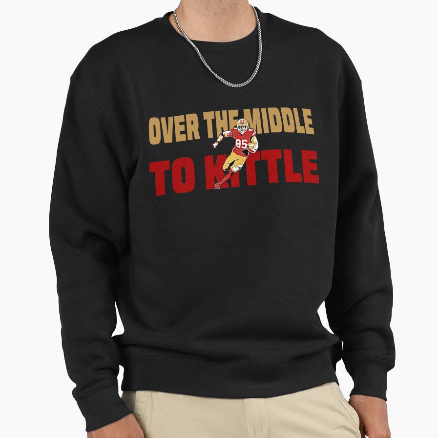 Over Middle To George Nobrand Mens Kittle T-Shirt - Novelty Apparel Unisex - T-Shirt, Sweatshirt, Hoodie