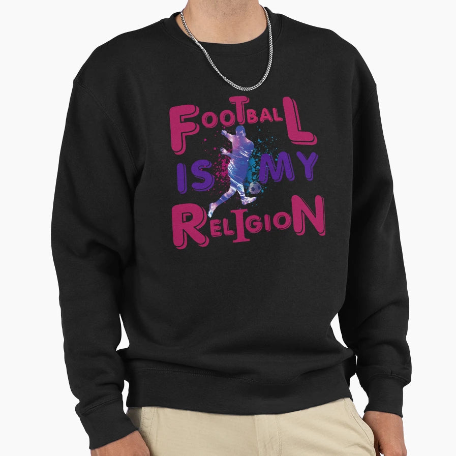 Football Sweatshirt - Casual Everyday Wear Men Women - T-Shirt, Sweatshirt, Hoodie