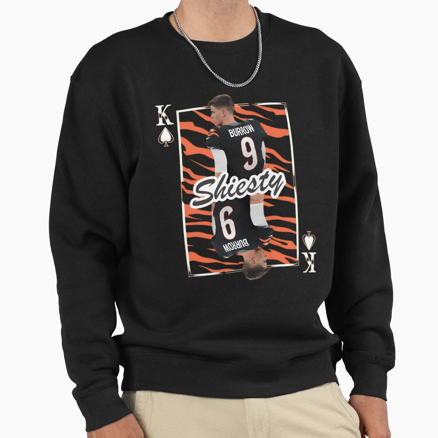 Player Sports Quarterback 14 Wide Sweatshirt - Fun Novelty Design Unisex - T-Shirt, Sweatshirt, Hoodie