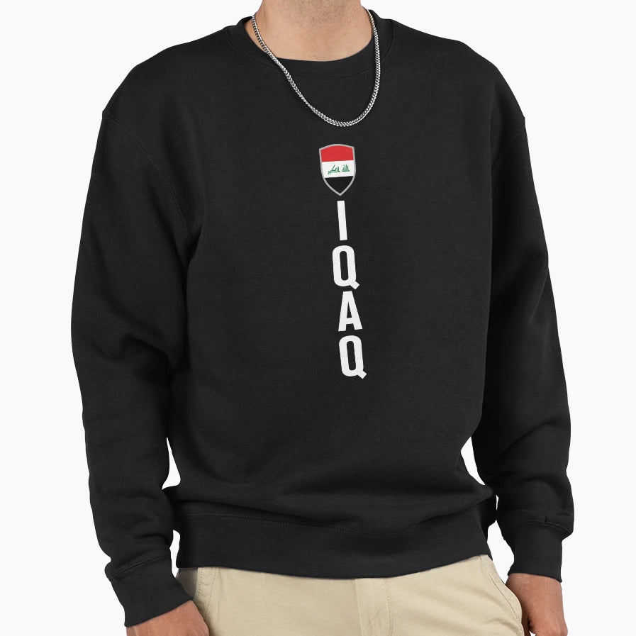 Iraq Flag National Team Sweatshirt - Novelty Apparel for Adults - T-Shirt, Sweatshirt, Hoodie