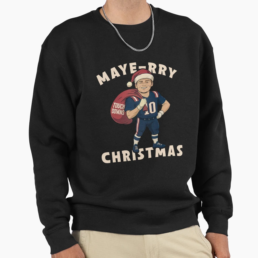 Drake Maye New England Sweatshirt - Casual Everyday Wear Men Women - T-Shirt, Sweatshirt, Hoodie
