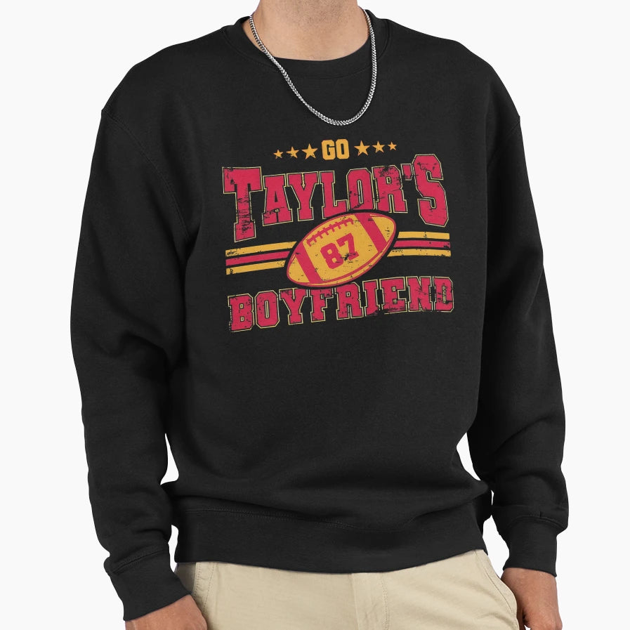 Go Taylors Boyfriend 87 TK 90S Sweatshirt - Graphic Print Men Women - T-Shirt, Sweatshirt, Hoodie
