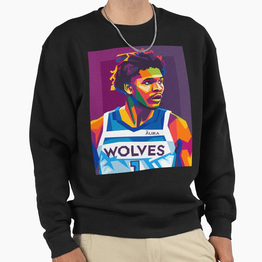 Anthony Edwards 2 Sweatshirt - Aesthetic Graphic for Adults - T-Shirt, Sweatshirt, Hoodie