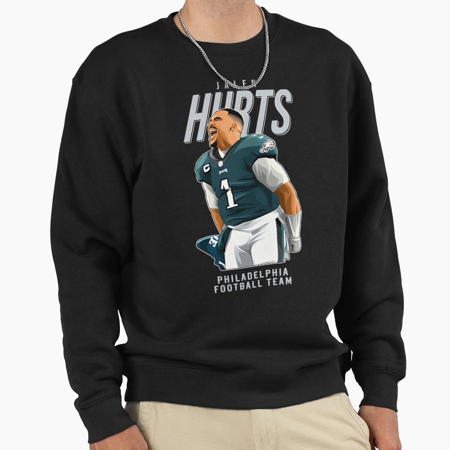 JH 1 Philadelphia Football Team Sweatshirt - Novelty Apparel Unisex - T-Shirt, Sweatshirt, Hoodie