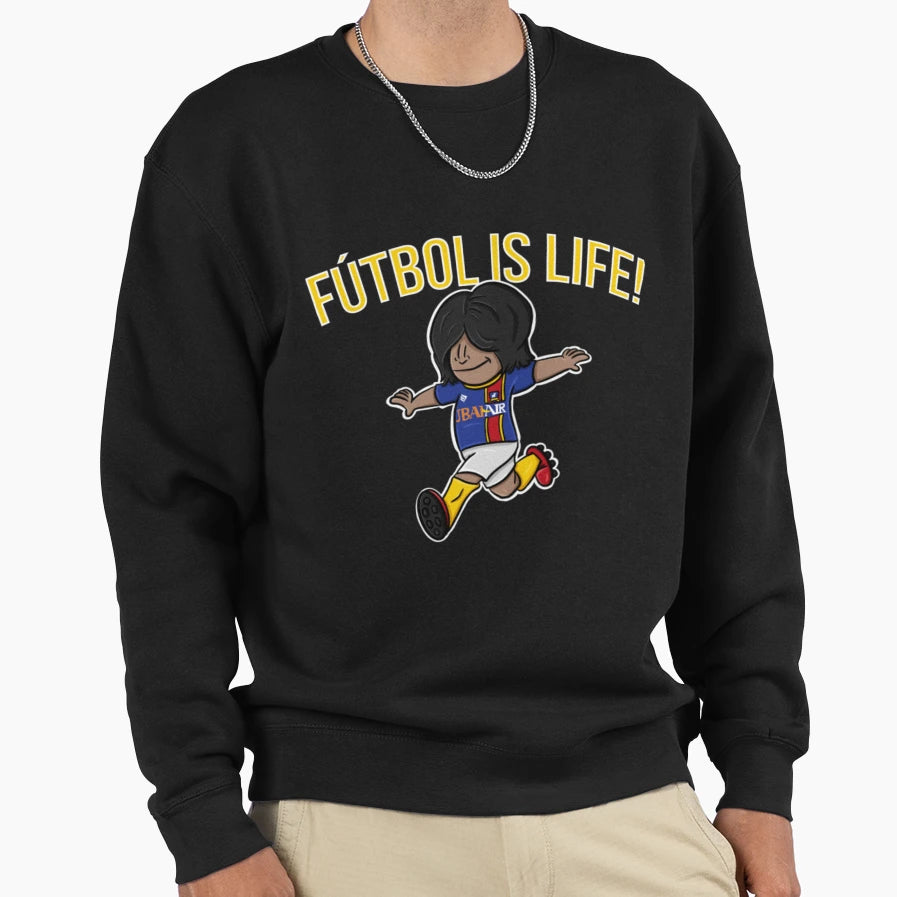 Futbol Is Life 6 Sweatshirt - Novelty Apparel for Adults - T-Shirt, Sweatshirt, Hoodie