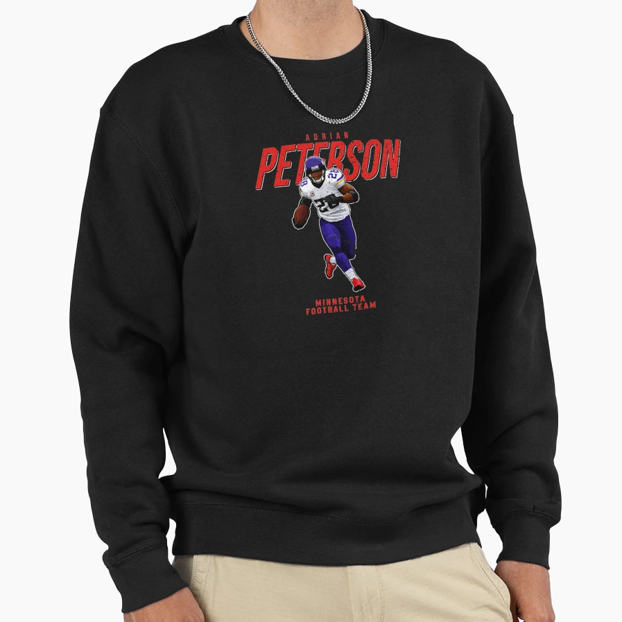 Adrian Peterson Drives 28 Sweatshirt - Fun Novelty Design Men Women - T-Shirt, Sweatshirt, Hoodie