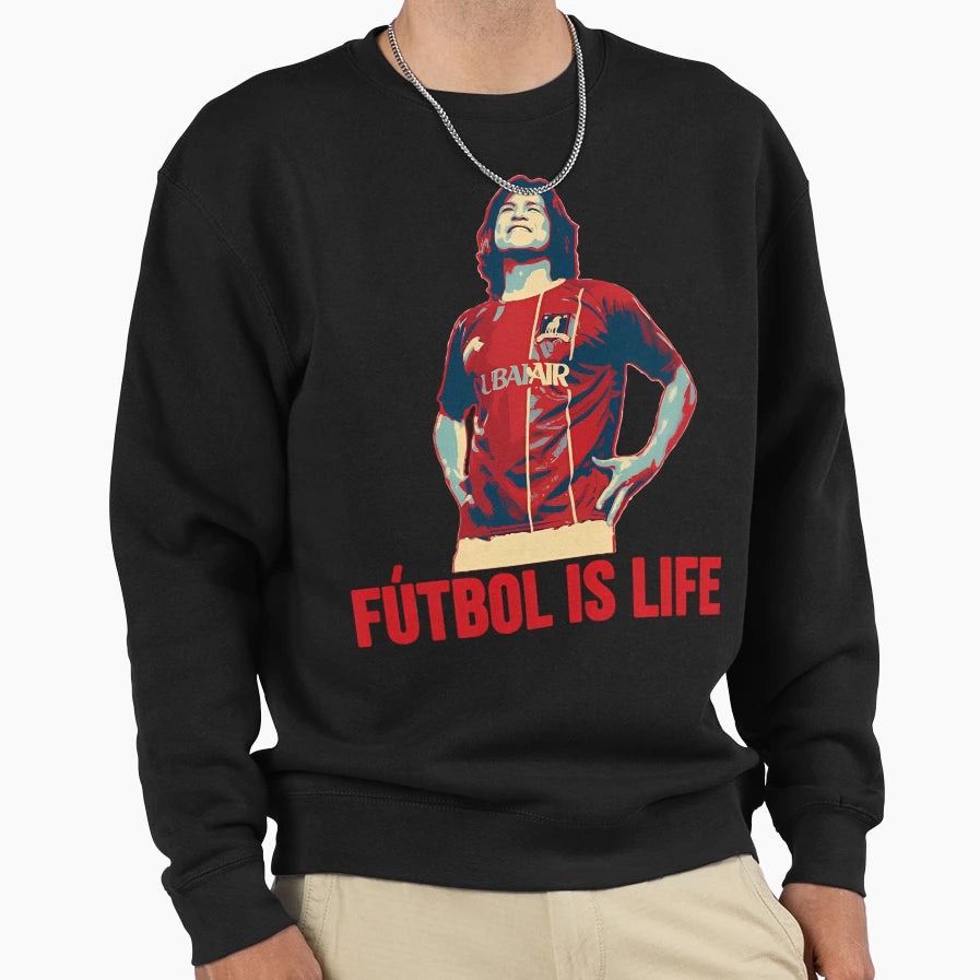 Futbol Is Life Sweatshirt - Aesthetic Graphic Men Women - T-Shirt, Sweatshirt, Hoodie