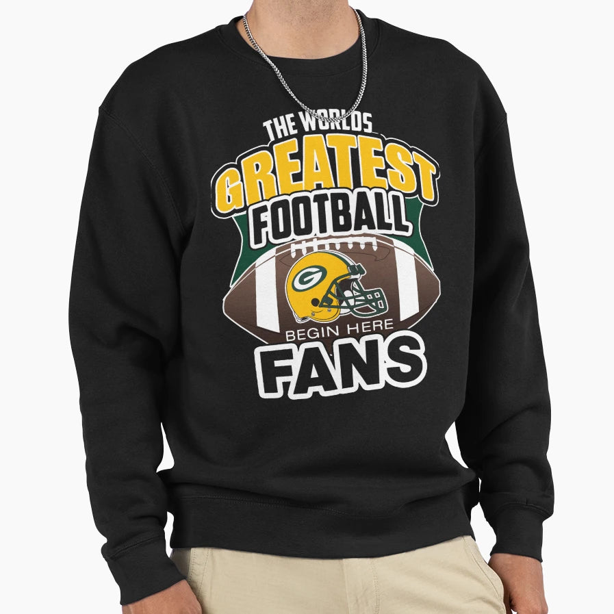 Art Green Bay Packers Sweatshirt - Novelty Apparel for Adults - T-Shirt, Sweatshirt, Hoodie